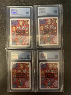 Pokemon Japanese Old Maid 2019 4 Card CGC Blue Label Grade 9.5 Bundle!!!!! - Image 2