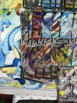 Bulk Pokemon Lot of 90 V VMAX VSTAR Sword and Shield era cards near mint to mint - Image 5