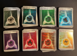 16x SET OF 8 (128 cards total) Horizontal Holo Energies - Black Bolt/White Flare - Image 1