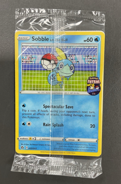 Pokemon TCG Sobble On the Ball Promo Card Futsal 005/005 Mint Sealed - Image 1
