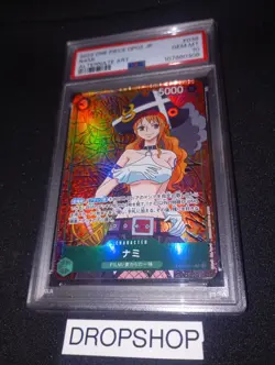 PSA 10 Nami OP02-036 Alt Art SR Paramount War 2022 One Piece Card Japanese - Image 1