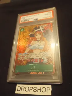 PSA 10 Nami OP02-036 Alt Art SR Paramount War 2022 One Piece Card Japanese - Image 3