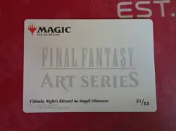 GOLD SIGNATURE Y'shtola, Night's Blessed 21/53 Final Fantasy Art Series MTG - Image 2
