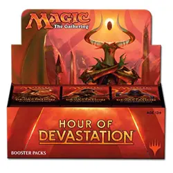 Magic The Gathering MTG Hour of Devastation Sealed Booster Box 36 Packs IN-HAND 630509514243 - Image 1
