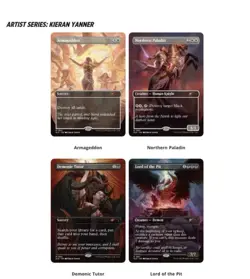MTG Secret Lair (PRESALE) Artist Series FOIL - KIERAN YANNER (Demonic Tutor) - Image 1