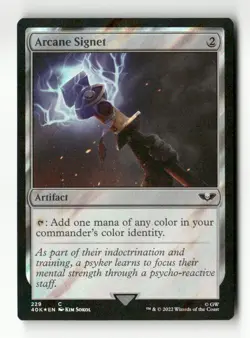 Arcane Signet (229) (Surge Foil) Universes Beyond: Warhammer 40,000 #229 Common - Image 1