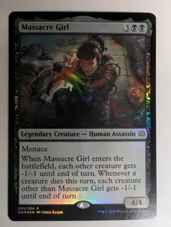 MTG - Massacre Girl - WAR - R - Foil - 99 - Image 1