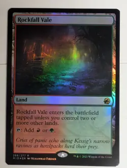 MTG - Rockfall Vale - MID - R - Foil - 266 - Image 1