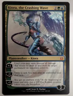MTG - Kiora, the Crashing Wave - M - BNG - 149 - Image 1