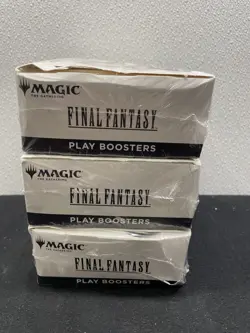 Magic The Gathering MTG Universes Beyond Final Fantasy Play Booster Box Lot of 3 - Image 4