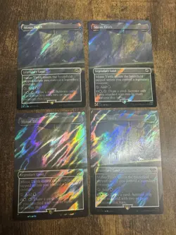 4x Minas Tirith Surge Foil Extended MTG LotR Pack Fresh - Image 1