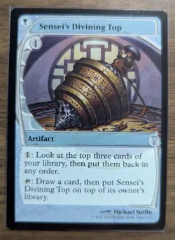 MTG Sensei's Divining Top Future Sight Non-Foil from Mystery Booster 2 NM - Image 1
