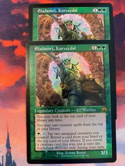 MTG Modern Horizons 3 Eladamri Korvecdal Retro Frame Foil x 2 - Image 1