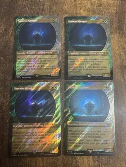 4x Samwise Gamgee Surge FOIL Extended Showcase LTR LOTR MTG Pack Fresh - Image 1