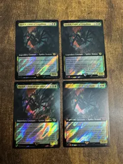 4x Shelob, Child of Ungoliant Surge FOIL Extended Art LTR MTG Pack Fresh - Image 1
