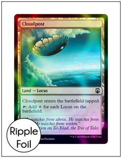 1x Cloudpost, Ripple Foil, Modern Horizons 3, MTG NM - Image 1