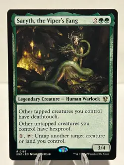 Saryth, the Viper's Fang 185 R Commander: Murders at Karlov Manor NM MTG - Image 1