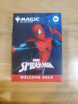 NYCC 2025 MAGIC THE GATHERING SPIDER-MAN WELCOME DECK White Peter Parker - Image 1