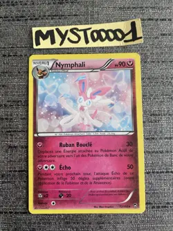 Carte Pokemon Nymphali 72/111 Rare Holo XY Points Furieux Francais Occasion - Image 1