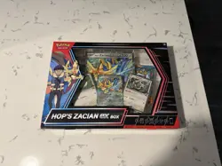 Pokemon TCG Hop’s Zacian ex Box - Sealed Collection w/ 4 Booster Packs + Promos - Image 1
