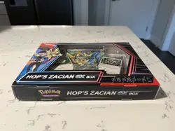 Pokemon TCG Hop’s Zacian ex Box - Sealed Collection w/ 4 Booster Packs + Promos - Image 2