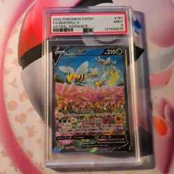 Pokemon Beedrill V 161 PSA 9 Astral Radiance Englisch - Image 1