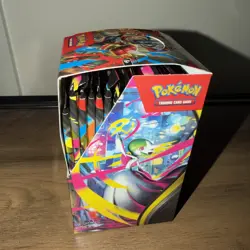 Pokemon TCG Mega Evolution Half Booster Box not SEALED (18 packs) in hand - Image 2