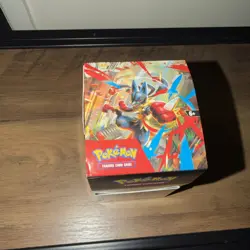 Pokemon TCG Mega Evolution Half Booster Box not SEALED (18 packs) in hand - Image 5