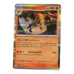 Infernape Holo #033 - Pokemon TCG - Twilight Masquerade - Near Mint - Image 1