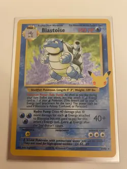 Pokemon Celebrations Blastoise 2/102 Holo Classic Collection 25th Anniversary LP - Image 1