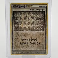 Pokemon TCG Alph Lithograph TWO HGSS Unleashed NM Near Mint Condition - Image 1