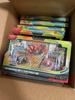 Pokemon TCG - Incineroar ex & Torterra ex Special Collection - UNRELEASED! - Image 1