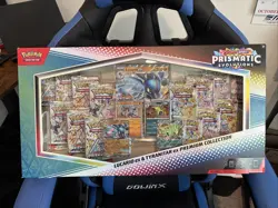 Pokemon Lucario Ex Tyranitar Ex Premium Collection Prismatic Evolution - IN HAND - Image 1