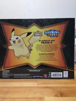 Pokemon TCG: Shining Fates Pikachu V Collection Box: NEW FACTORY SEALED - Image 2