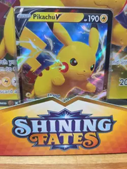 Pokemon TCG: Shining Fates Pikachu V Collection Box: NEW FACTORY SEALED - Image 3