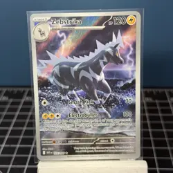 Pokemon TCG Zebstrika 115/086 S&V White Flare Illustration Rare -PACK FRESH- - Image 1