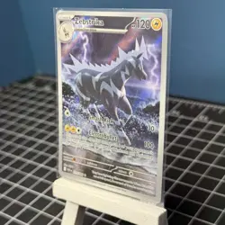 Pokemon TCG Zebstrika 115/086 S&V White Flare Illustration Rare -PACK FRESH- - Image 2