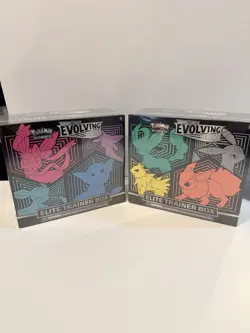 Pokemon Evolving Skies Sword Shield Elite Trainer Box ETB Set of 2, Sealed 820650808944 - Image 1