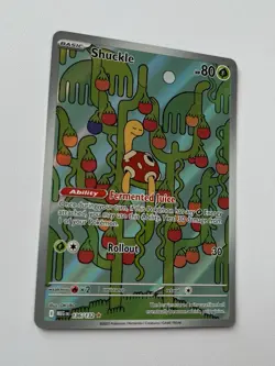 Pokemon Mega Evolution Shuckle Illustration Rare 136/132 - Near Mint! - Image 2