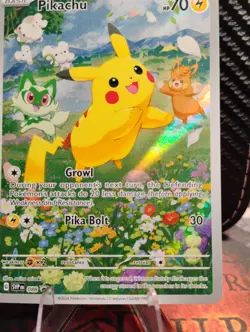 Pokemon TCG Pikachu #088 SVP Black Star Promo Holo Full Art English NM - Image 5
