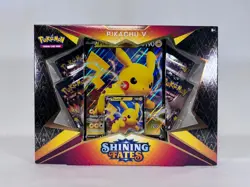 Pokemon TCG: Shining Fates Collection - Pikachu V (Sealed) - Image 1