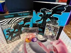 Pokemon Black Bolt Lot: ETB Box Plus Accessories And SEALED PROLO CARD - Image 1