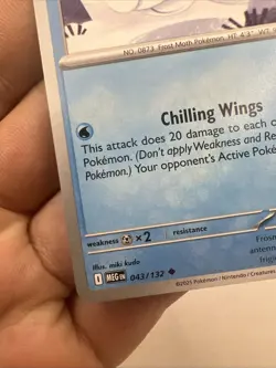 Frosmoth 043/132 Non Holo Mega Evolution Uncommon Pokemon 2025 TCG Card NM - Image 5