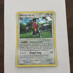 Garchomp Holo Rare 9/123 D&P Mysterious Treasures Pokemon Card LP - Image 2