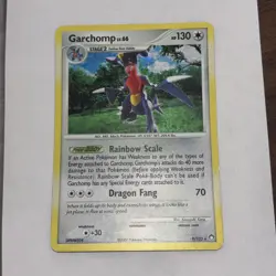 Garchomp Holo Rare 9/123 D&P Mysterious Treasures Pokemon Card LP - Image 3