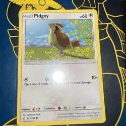 1st Edition SPANISH Pidgey 57/102 Base Set - Common Pokemon Card - Image 1
