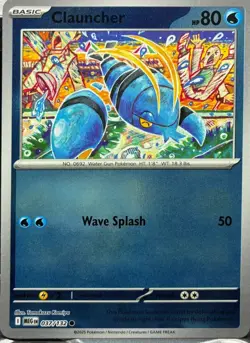 Clauncher 037/132 | Mega Evolution | Common Reverse Holo | NM Pokemon Card - Image 1