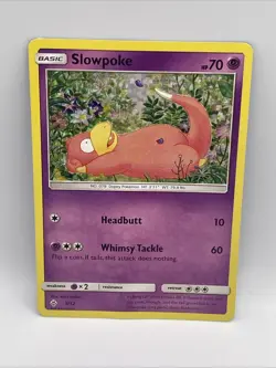 Pokemon TCG Slowpoke McDonald's 2018 Holo Card Promo 5/12 - Image 1