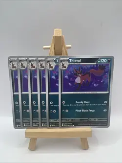 Thievul 090/132 Non Holo Mega Evolution Common Pokemon 2025 TCG Card NM - Image 3