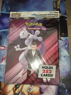 Neuf Album 252 Pokemon Team Rocket Mewtwo classeur portfolio Ultra Pro card - Image 1